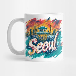 Seoul Retro South Korea t-shirt Mug